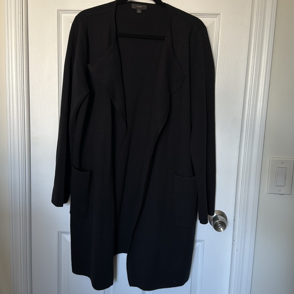 JCrew long cardigan sweater coat
